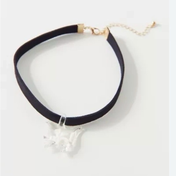 Urban Outfitters Lot of 2 Black Choker Necklace - Picture 2 of 6